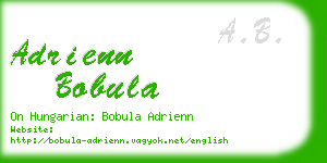 adrienn bobula business card